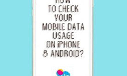 DID YOU KNOW HOW TO CHECK YOUR MOBILE DATA USAGE ON iPHONE & Android?
