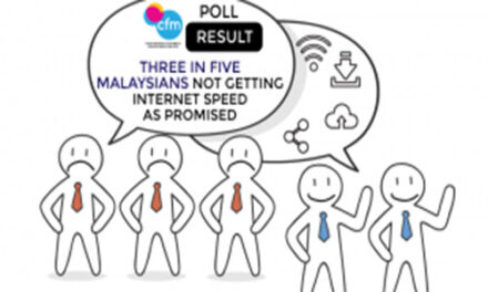 CFM POLL: THREE IN FIVE MALAYSIANS NOT GETTING INTERNET SPEED AS PROMISED