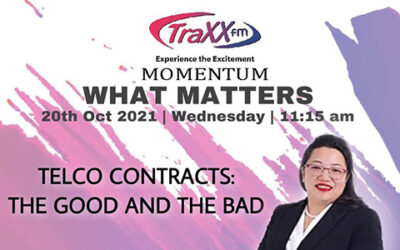 Traxx FM Radio Interview with CFM – Telco Contracts: The Good and The Bad 20 October 2021